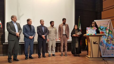 کرمانشاه.  آیین پایانی ماموریت ماکان