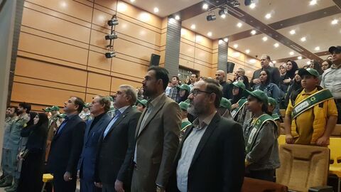 کرمانشاه.  آیین پایانی ماموریت ماکان