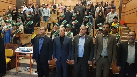 کرمانشاه.  آیین پایانی ماموریت ماکان