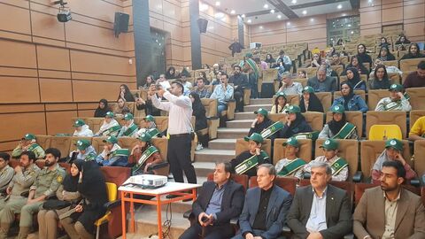کرمانشاه.  آیین پایانی ماموریت ماکان
