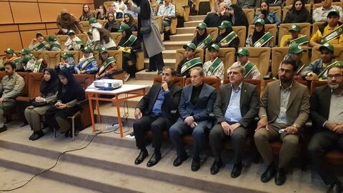 کرمانشاه.  آیین پایانی ماموریت ماکان