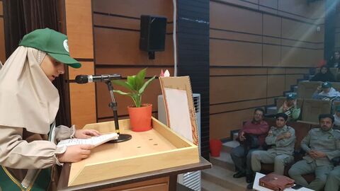کرمانشاه.  آیین پایانی ماموریت ماکان