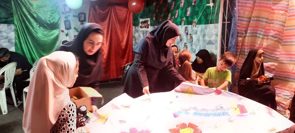 موکب فرهنگی کانون گلستان در تجمعات «بیعت»در هفته ملی کودک