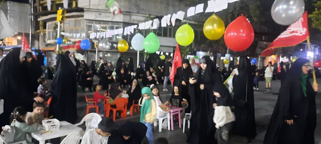 موکب فرهنگی کانون گلستان در تجمعات «بیعت»در هفته ملی کودک