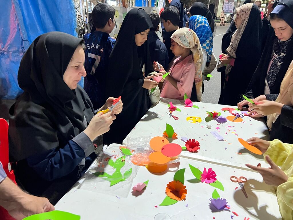 موکب فرهنگی کانون در تجمعات «بیعت»در هفته ملی کودک