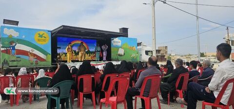 سفر تماشاخانه سیار کانون در لرستان -کوهدشت روستای بلوران