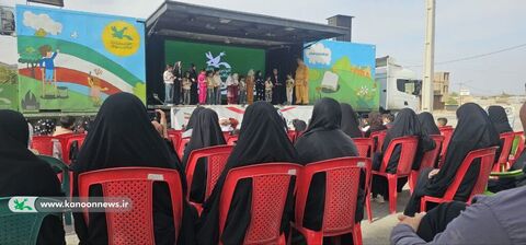 سفر تماشاخانه سیار کانون در لرستان -کوهدشت روستای بلوران