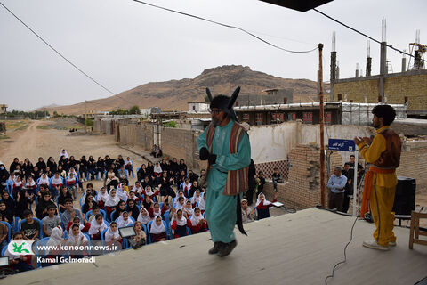 سفر تماشاخانه سیار کانون در لرستان -کوهدشت -شهرگراب