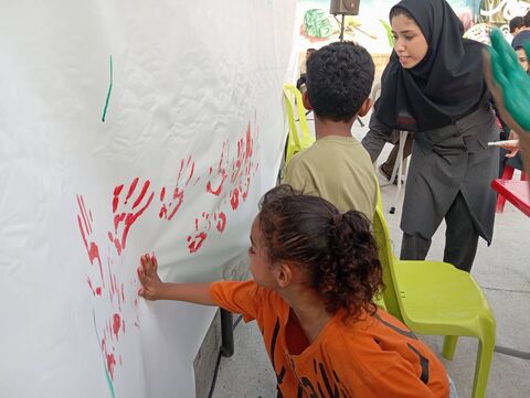 گزارش تصویری/ حضور کانون پرورش فکری کودکان ونوجوانان هرمزگان در جشن روز ملی کودک درگلزار شهدای مدرسه شجره طیبه میناب