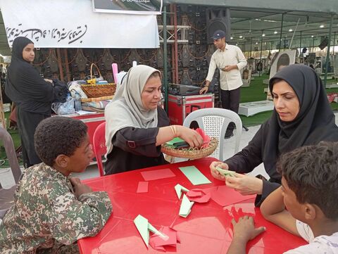 گزارش تصویری/ حضور کانون پرورش فکری کودکان ونوجوانان هرمزگان در جشن روز ملی کودک درگلزار شهدای مدرسه شجره طیبه میناب