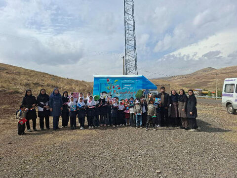 گزارش تصویری| کاروان پیک امید کانون استان اردبیل در روستای ینگجه کوثر
