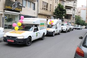 کاروان شادی‌پیمایی هفته ملی کودک در مازندران با یاد شهدای کودک و نوجوان به حرکت درآمد