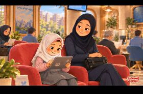 وقتی گوشی بهترین دوست بچه‌ها می‌شود!