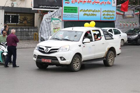 کاروان شادی‌پیمایی هفته ملی کودک در مازندران با یاد شهدای کودک و نوجوان به حرکت درآمد