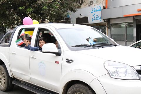 کاروان شادی‌پیمایی هفته ملی کودک در مازندران با یاد شهدای کودک و نوجوان به حرکت درآمد