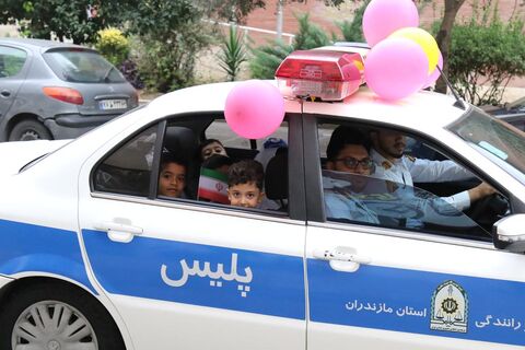 کاروان شادی‌پیمایی هفته ملی کودک در مازندران با یاد شهدای کودک و نوجوان به حرکت درآمد