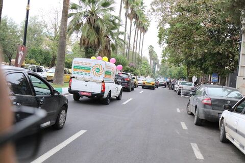 کاروان شادی‌پیمایی هفته ملی کودک در مازندران با یاد شهدای کودک و نوجوان به حرکت درآمد