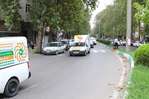 کاروان شادی‌پیمایی هفته ملی کودک در مازندران با یاد شهدای کودک و نوجوان به حرکت درآمد