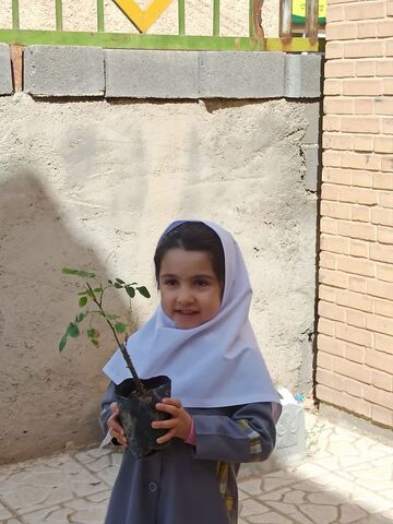 گزارش تصویری آیین کاشت نهال به یاد کودکان شهید میناب در مرکز فرهنگی قوچان