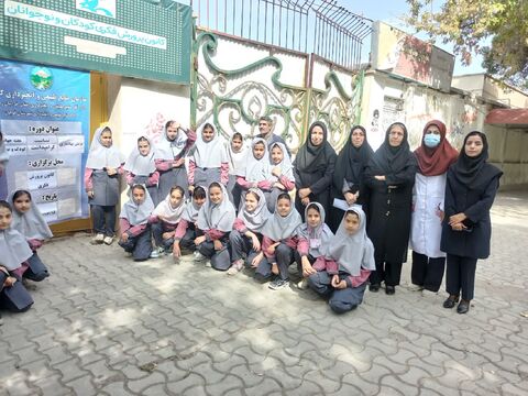 گزارش تصویری آیین کاشت نهال به یاد کودکان شهید میناب در مرکز فرهنگی قوچان