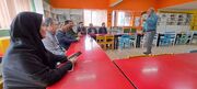 روایت یک دیدار صمیمی؛ فرماندار و مسئولان شهرستان، پای قصه‌گویی مربی مرکز تربت جام