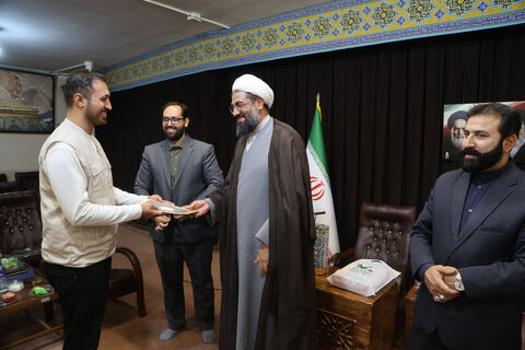 دیدار مدیر کل و مربیان کانون پرورش فکری کودکان و نوجوانان با نماینده ولی فقیه  استان همدان