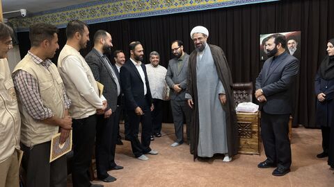دیدار مدیر کل و مربیان کانون پرورش فکری کودکان و نوجوانان با نماینده ولی فقیه  استان همدان