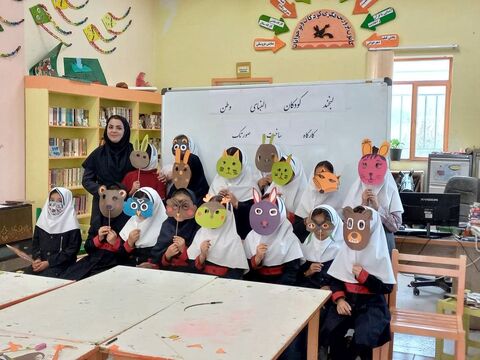 گزارش تصویری| کارگاه‌های ساخت صورتک در مراکز کانون استان اردبیل