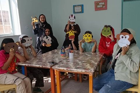 گزارش تصویری| کارگاه‌های ساخت صورتک در مراکز کانون استان اردبیل