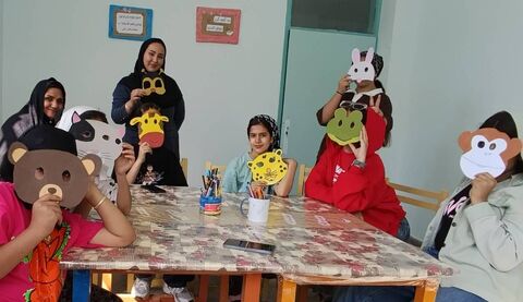 گزارش تصویری| کارگاه‌های ساخت صورتک در مراکز کانون استان اردبیل