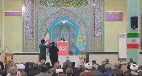 تجلی کنشگری و بصیرت نوجوانان کانون در نماز جمعه تکاب