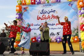 روز شادی بچه‌های قزوین در جشن بزرگ پرواز بادبادک‌ها 