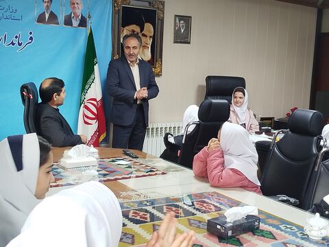 آینده‌سازان نمین در فرمانداری مشق مسئولیت‌پذیری کردند