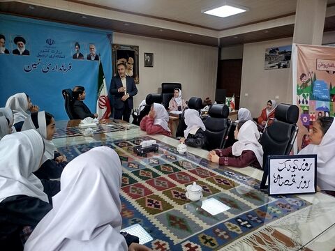 آینده‌سازان نمین در فرمانداری مشق مسئولیت‌پذیری کردند