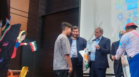 کرمانشاه.  تجلیل از برگزیدگان پویش سیارک‌ها