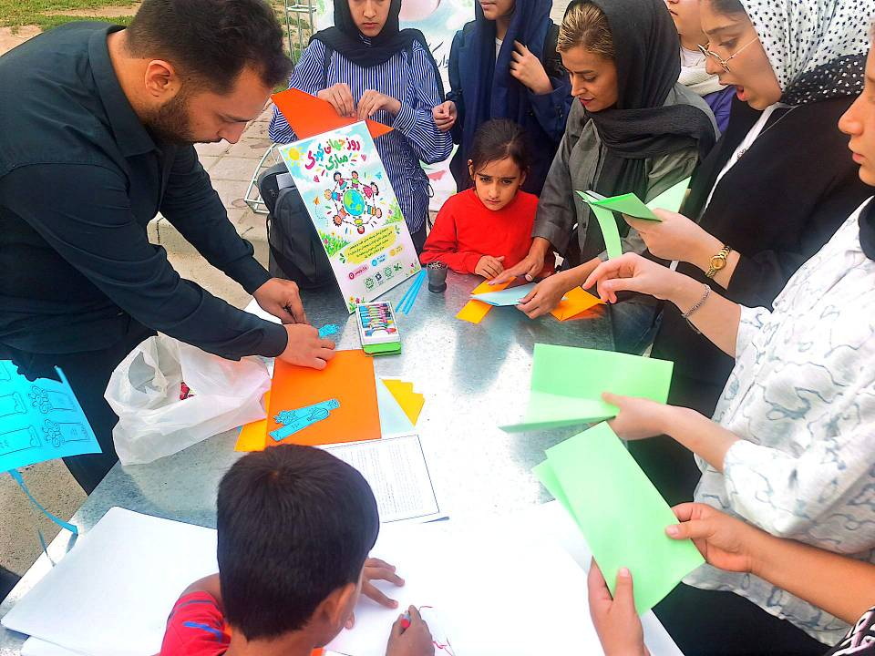 هفته ملی کودک با ویژه برنامه های متنوع در مراکز ۶/۲۷/۲۹/۳۵مراکز قرچک و طرود