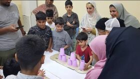 طنین شادی در مرکز گلشهر بندرعباس؛ جشن «بازی، زبان کودکی» برگزار شد