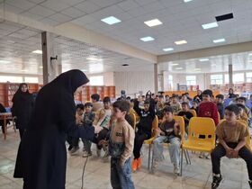 جشن هفته ملی کودک با حضور ۲۰۰ دانش‌آموز در کانون سرپل ذهاب برگزار شد