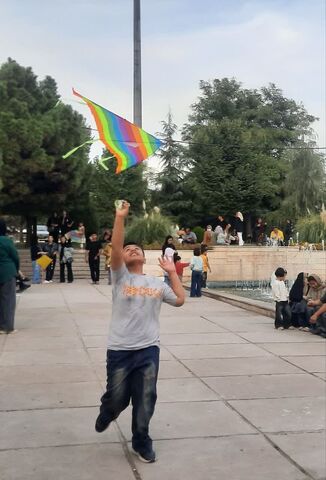 گزارش تصویری پرواز بادبادک‌ها در آسمان نیشابور