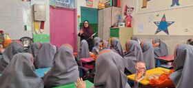 مربیان کانون سیستان و بلوچستان مهمان مدرسه‌ها در هفته ملی کودک شدند