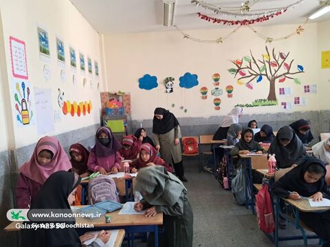 حضور مربیان کانون پرورش فکری در مدارس به مناسبت هفته ملی کودک