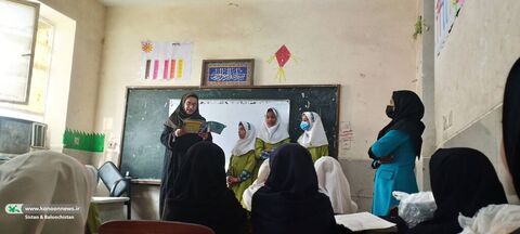 حضور مربیان کانون پرورش فکری در مدارس به مناسبت هفته ملی کودک