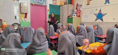 حضور مربیان کانون پرورش فکری در مدارس به مناسبت هفته ملی کودک