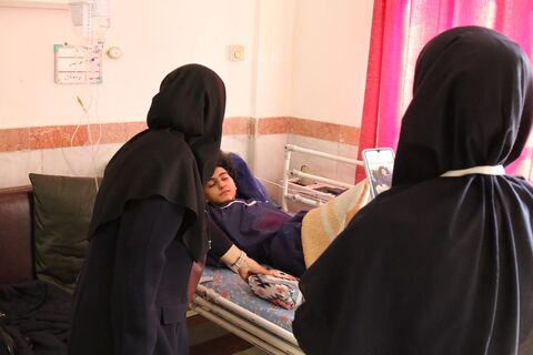 عیادت از بیماران کودک و نوجوان در هفته ملی کودک در بیمارستان بوعلی ساری