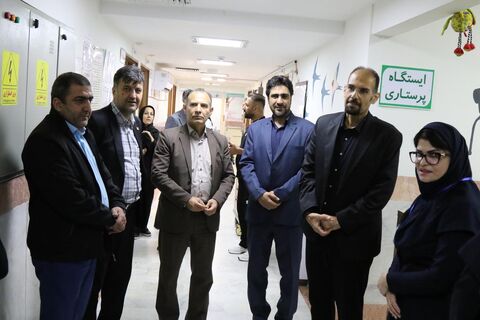 عیادت از بیماران کودک و نوجوان در هفته ملی کودک در بیمارستان بوعلی ساری