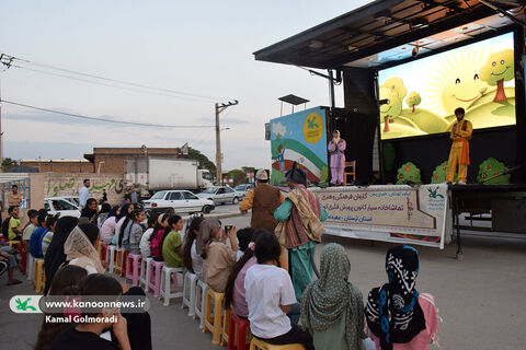 سفر تماشاخانه سیار کانون در لرستان - روستای میان گلال خرم آباد