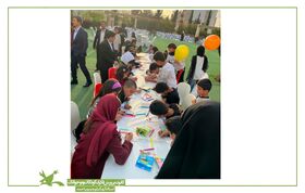 برگزاری ایستگاه نقاشی کانون پرورش فکری در جشن خانوادگی شرکت توزیع نیروی برق استان