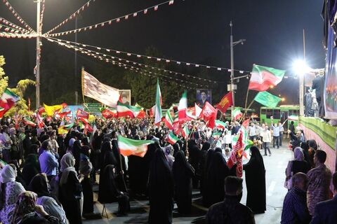 کانون پرورش فکری مازندران در شب ۲۲۸ تجمع مردمی ساری، میزبان برنامه‌های فرهنگی و کودکانه شد