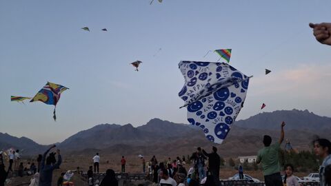 گزارش تصویری جشن بادبادک‌ها در بام‌شهر کاشمر