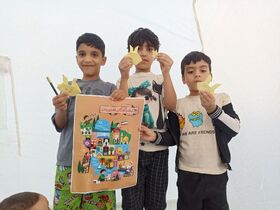 قصه، رنگ و خلاقیت در کنار هم؛ کانون و هلال‌احمر میزبان کودکان در بیرجند شدند